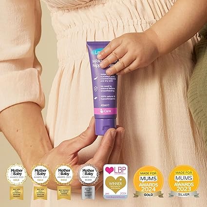 Lansinoh HPA Lanolin Nipple Cream for Breastfeeding - 100% Natural, Tasteless & Odorless - Soothes Sore, Cracked Nipples - BPA/BPS-Free, Safe for Mom & Baby - Perfect for Hospital Bag & Nursing Essentials (80ml) | Ideal for Postpartum Care & Comfortable Breastfeeding