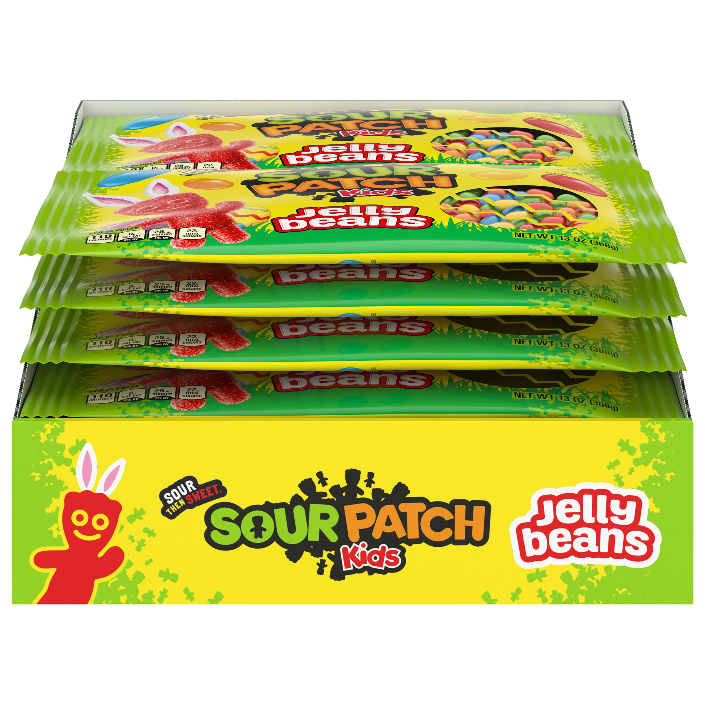 Sour Patch Kids Jelly Beans - 12-13 oz Resealable Bags | Easter Candy, Party Favors, Movie Snacks & Office Treats