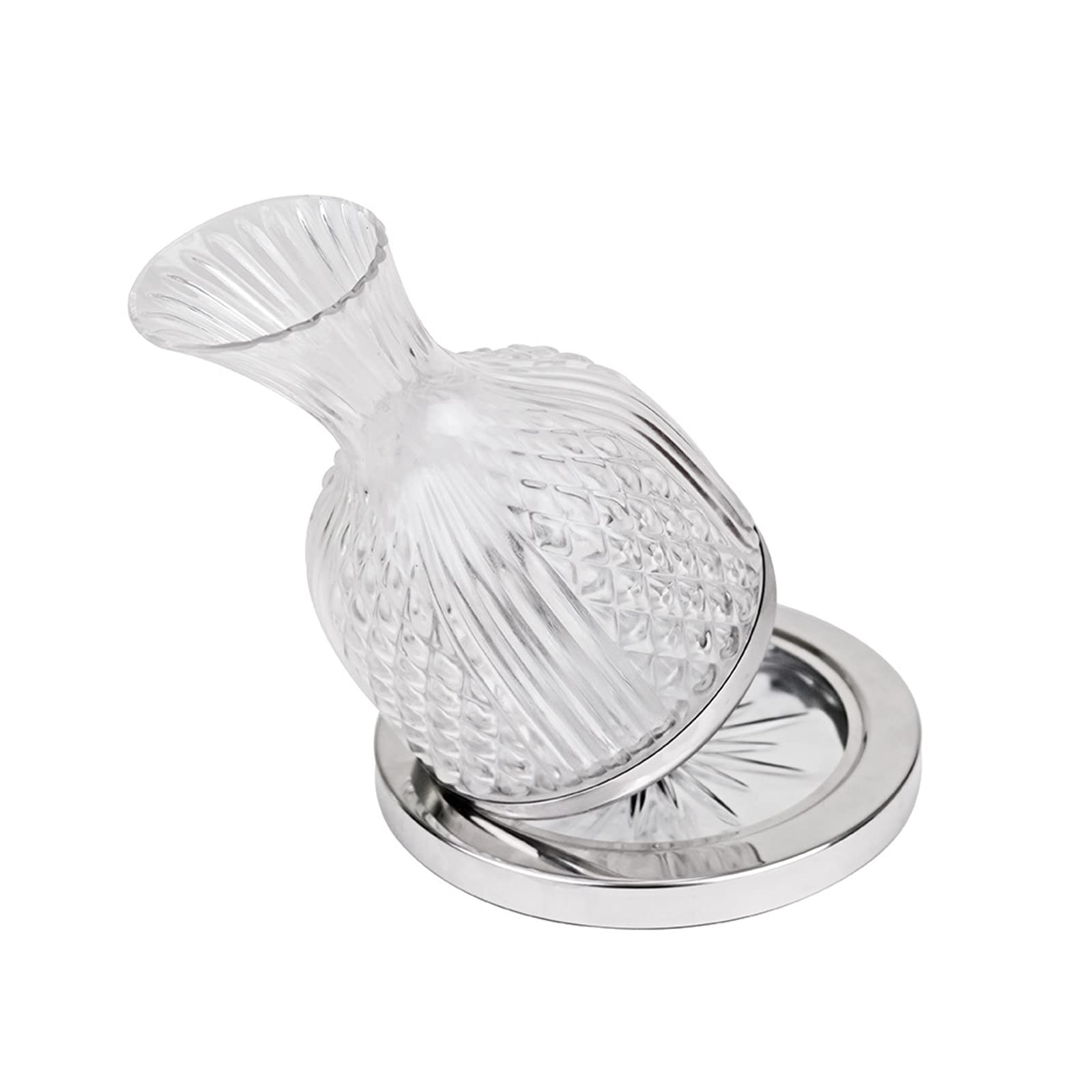 JTING Lead-Free Crystal Glass Wine Decanter with Aerator - Elegant Tumbler Design for Red Wine Tasting, Perfect Gift for Men & Wine Enthusiasts - Ideal for Dinner Parties, Romantic Dates & Home Bars