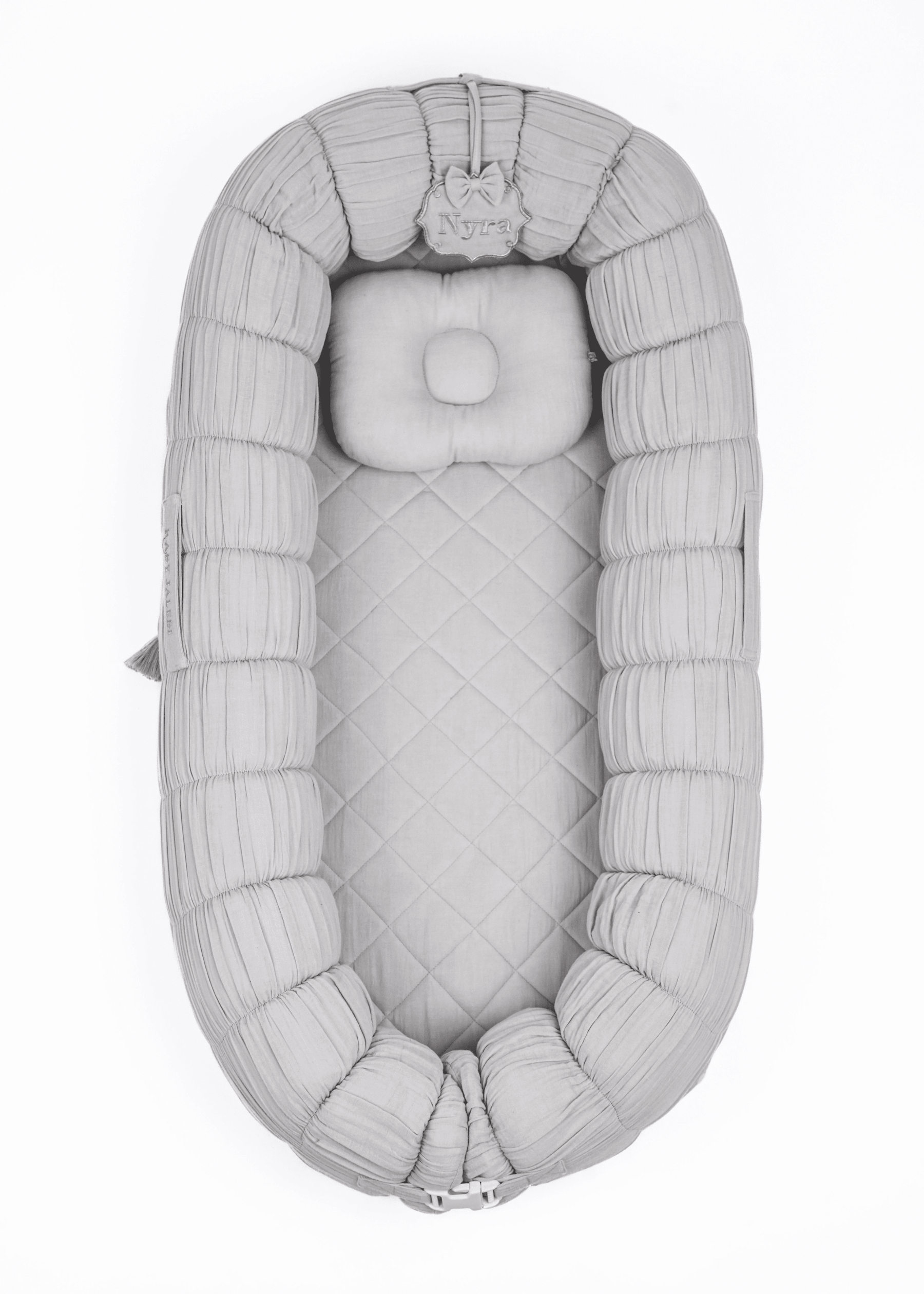 The Sleep Cloud Nest Grey - Ultra Comfort Memory Foam Pillow for Side, Back & Stomach Sleepers - Perfect for Home, Travel & Office Use
