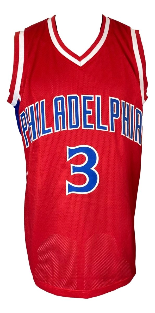 Authentic Allen Iverson Philadelphia 76ers Signed Red Basketball Jersey - NBA Memorabilia, Collectible Sports Gift for Fans & Basketball Enthusiasts - Perfect for Display, Man Cave Decor, or Special Occasion Gift