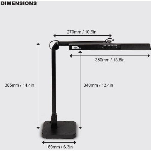 Ilford ILFOLUX Professional Color Viewing Lamp for Photography & Darkroom - Perfect for Photo Editing, Film Developing, and Graphic Design