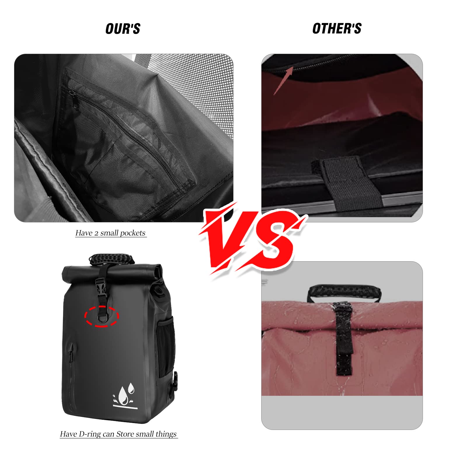 3-in-1 Waterproof Bike Pannier Bag - 27L Large Capacity Bicycle Saddle Trunk Backpack for Rear Rack | Durable Cycling Storage Solution for Commuting, Touring & Outdoor Adventures | Patent Pending Design