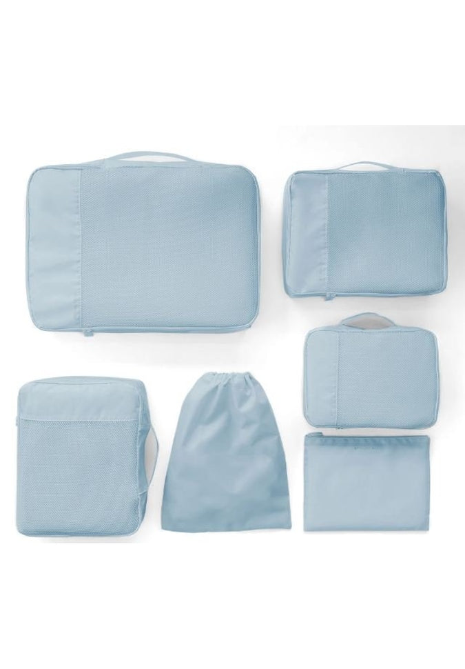 Mytagalongs Packing Pods Set of 6 - Travel Organizer for Toiletries, Cosmetics & Jewelry - Perfect for Vacations, Camping & Business Trips