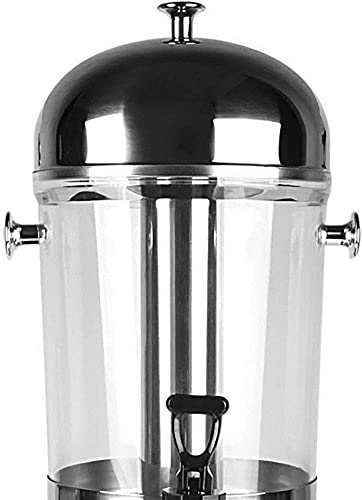 Stainless Steel 8L Beer Dispenser with Cooler - Hot & Cold Drink Dispenser for Juice, Beer, Cocktails - Perfect for Home Bars, Parties, Clubs & Outdoor Events