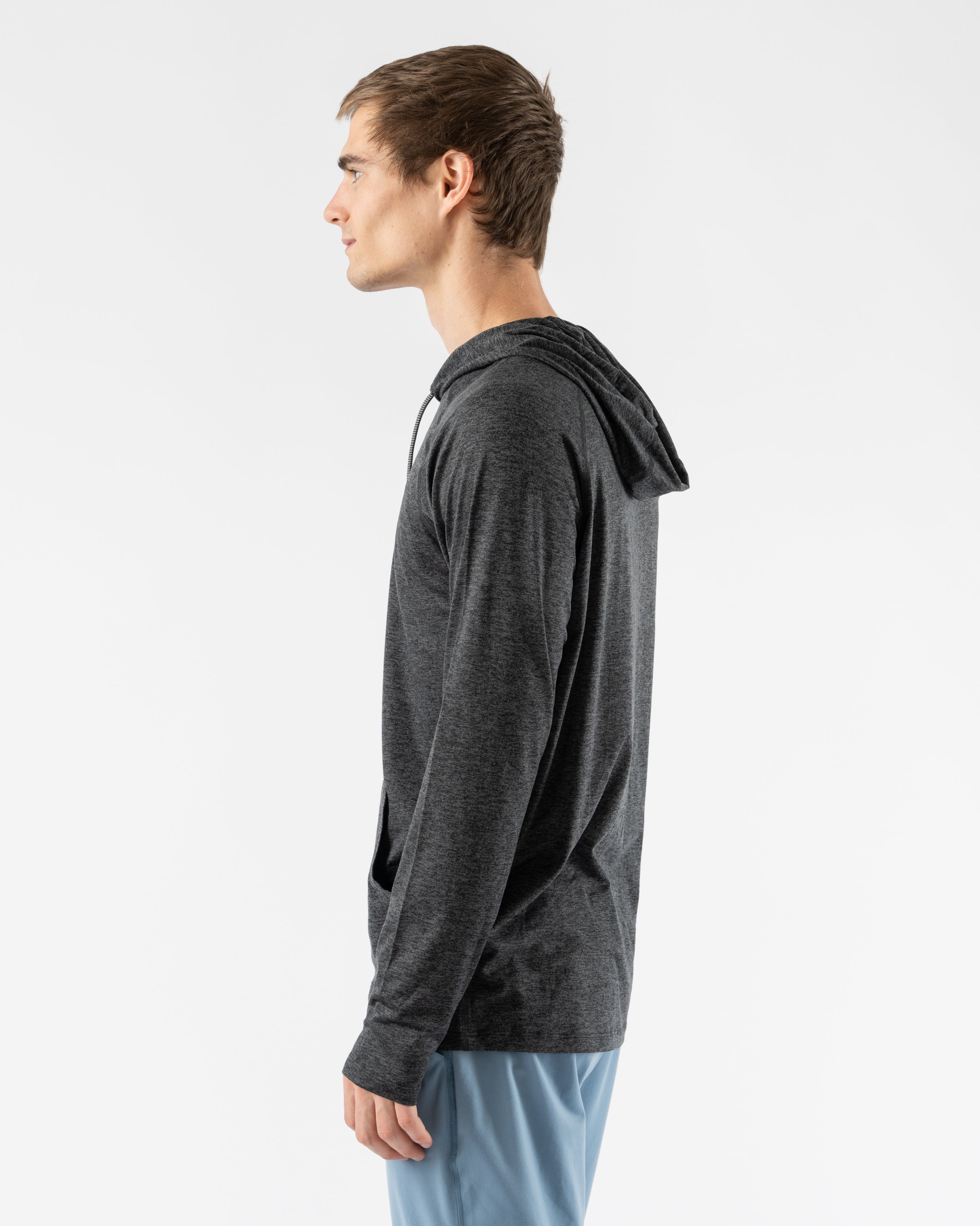 Men's Easy Pullover Hoodie - Soft & Comfortable Core Sweatshirt for Casual Wear, Gym, and Outdoor Activities