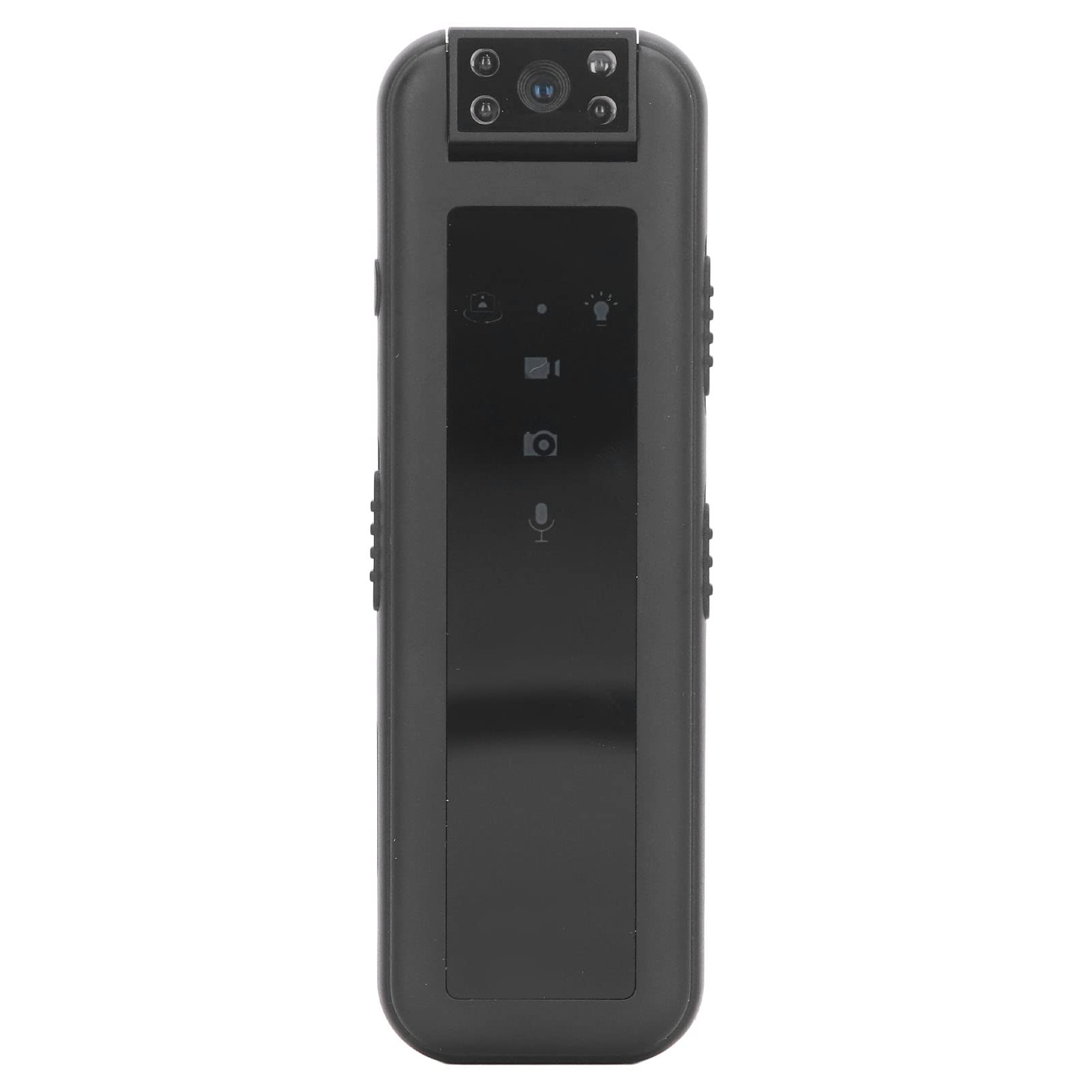 ASHATA 1080P Mini Body Camera - Wearable Pocket Video Recorder with LED Light & Back Clip | Small Discreet Body Cam for Security, Law Enforcement, Undercover Operations & Evidence Recording