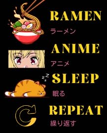 Ramen Anime Sleep Repeat