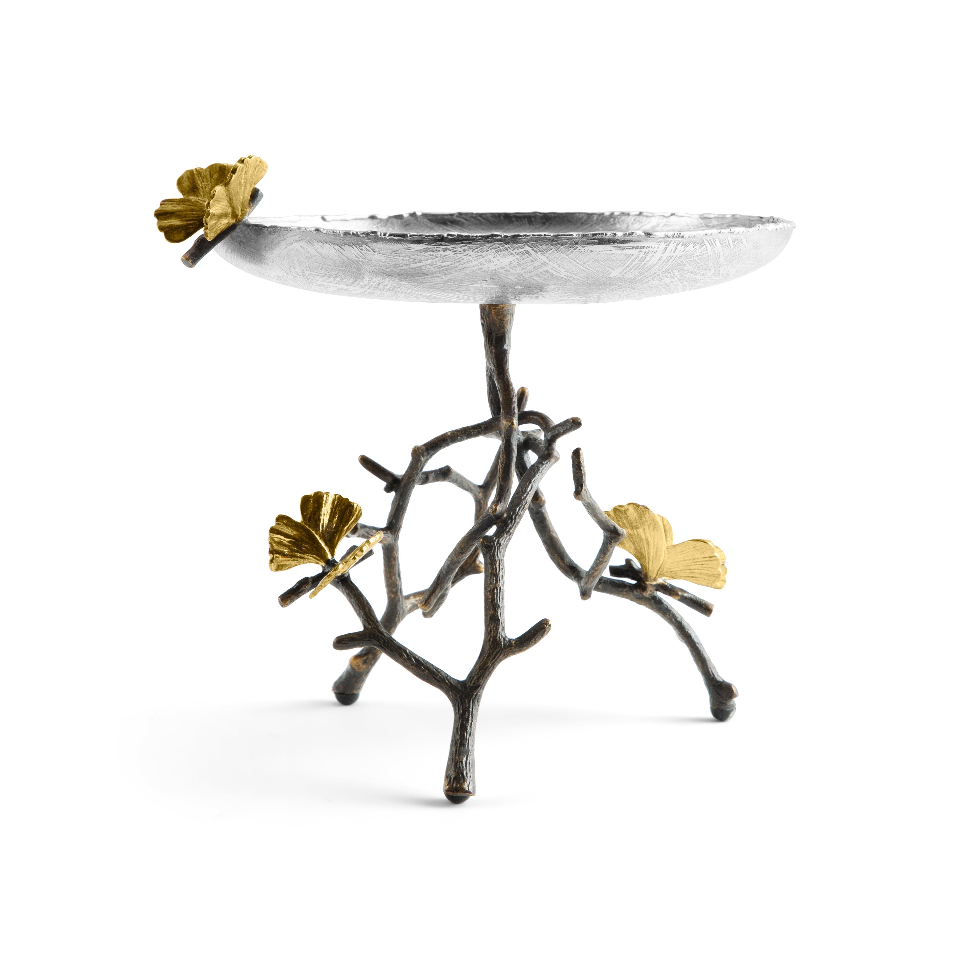 Elegant Butterfly Ginkgo Leaf Candy Dish - Decorative Serving Bowl for Home, Party & Wedding - Perfect for Chocolates, Sweets & Snacks