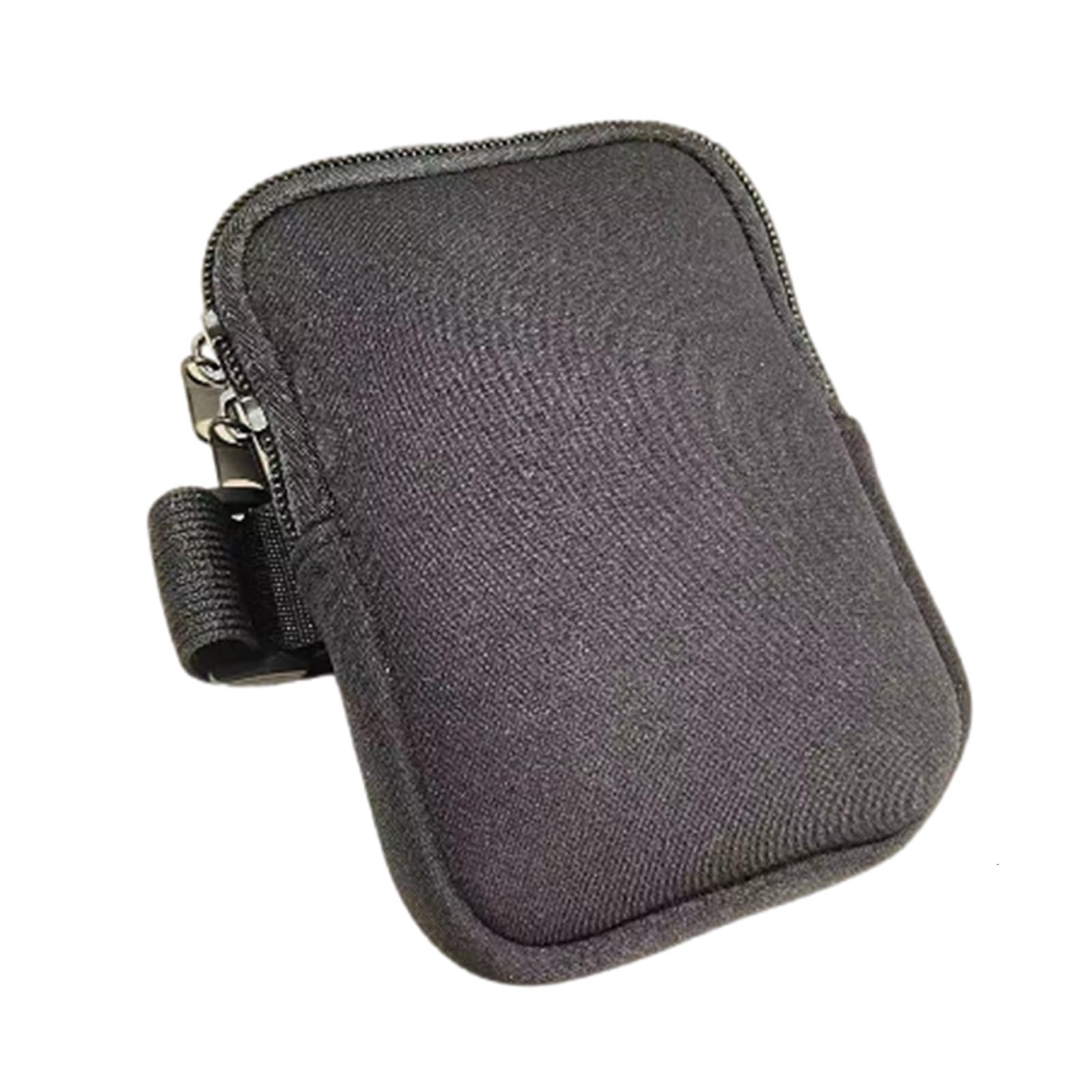 Adjustable Zippered Wristband Waist Pouch for Running, Jogging & Hiking - Secure Arm Wallet for Men & Women - Perfect for Keys, Coins & Cards During Outdoor Sports & Travel Activities