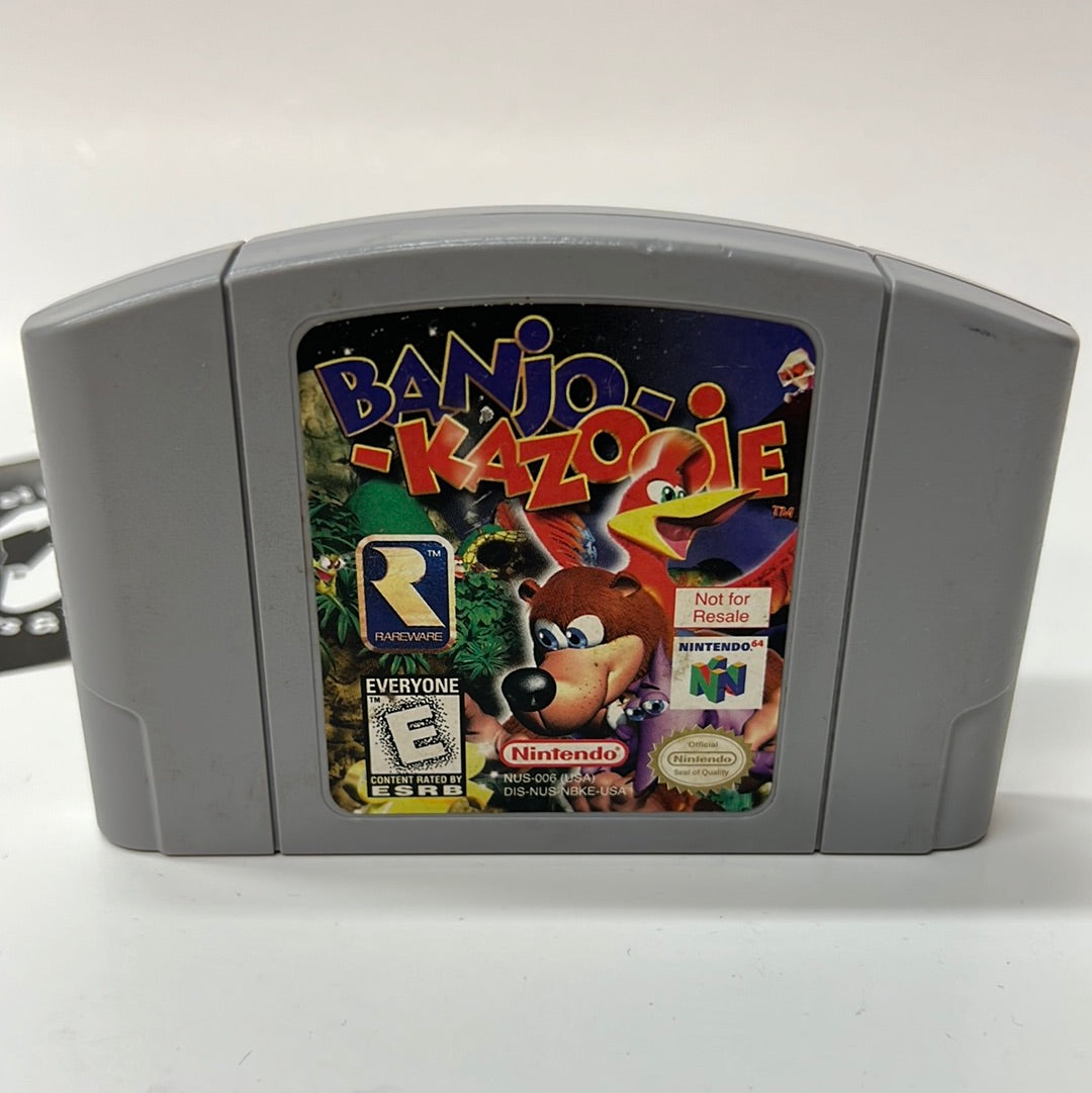 Banjo Kazooie Nintendo 64 Game - Not for Resale Edition (LS) | Classic 3D Platformer Adventure for Retro Gaming & Collectors