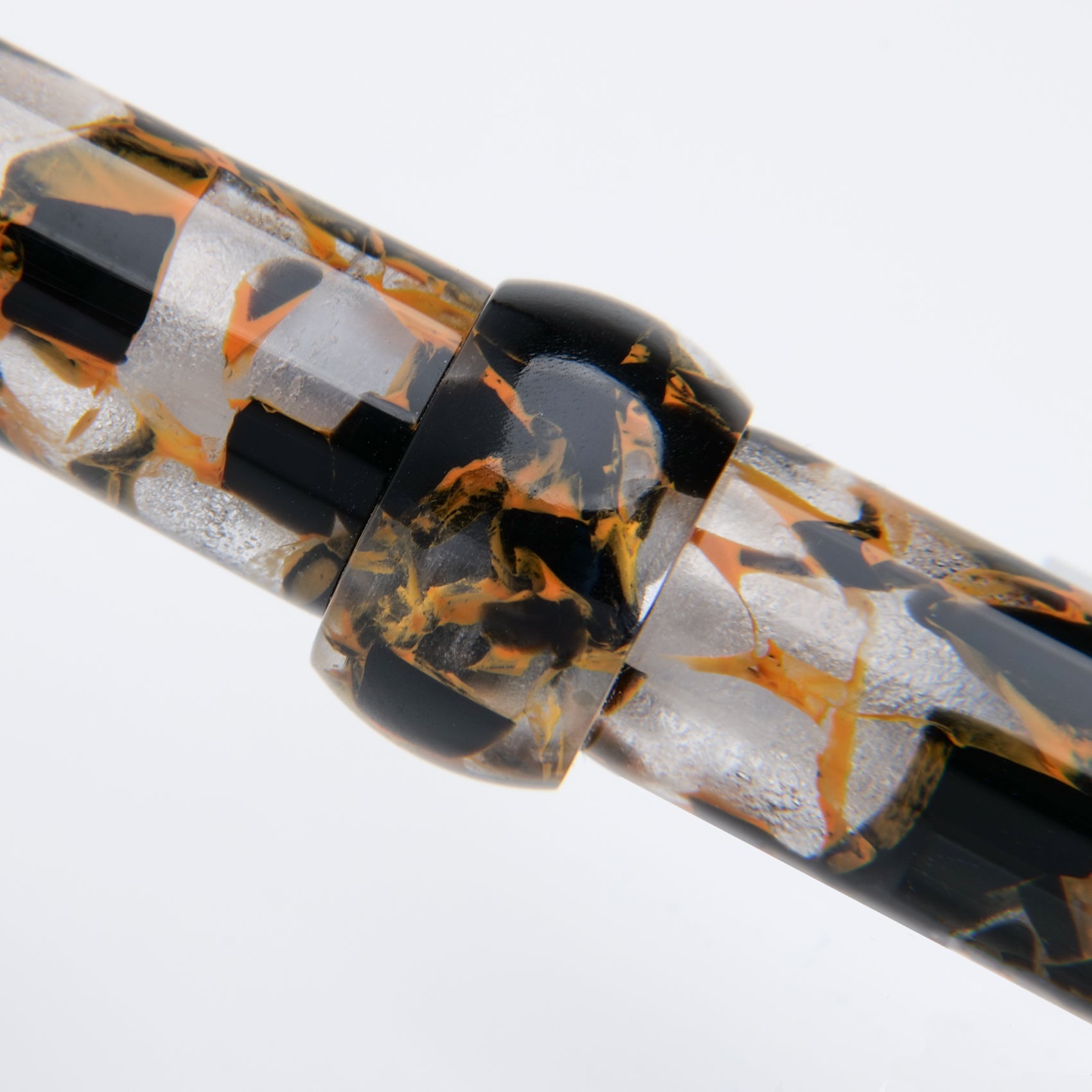 Conklin Mark Twain Crescent Filler Fountain Pen - Orange Medley Fine Nib Luxury Writing Instrument for Calligraphy, Journaling & Gift Giving