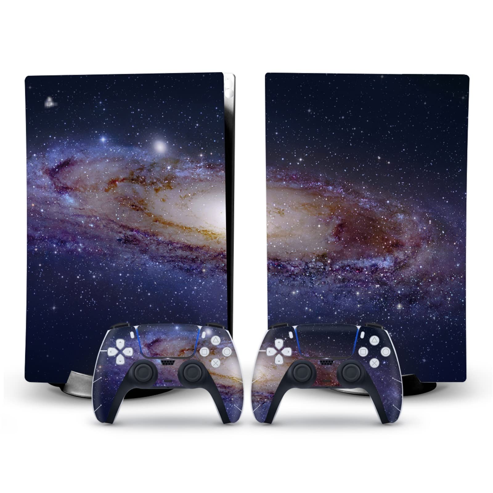 LEEWEE Anime Vinyl Skin Stickers for PS5 Disc Edition Console & 2 Controllers - Bubble-Free, Durable, Scratch-Resistant Wrap (Design 39578) - Perfect for Gaming Setups & Anime Decor
