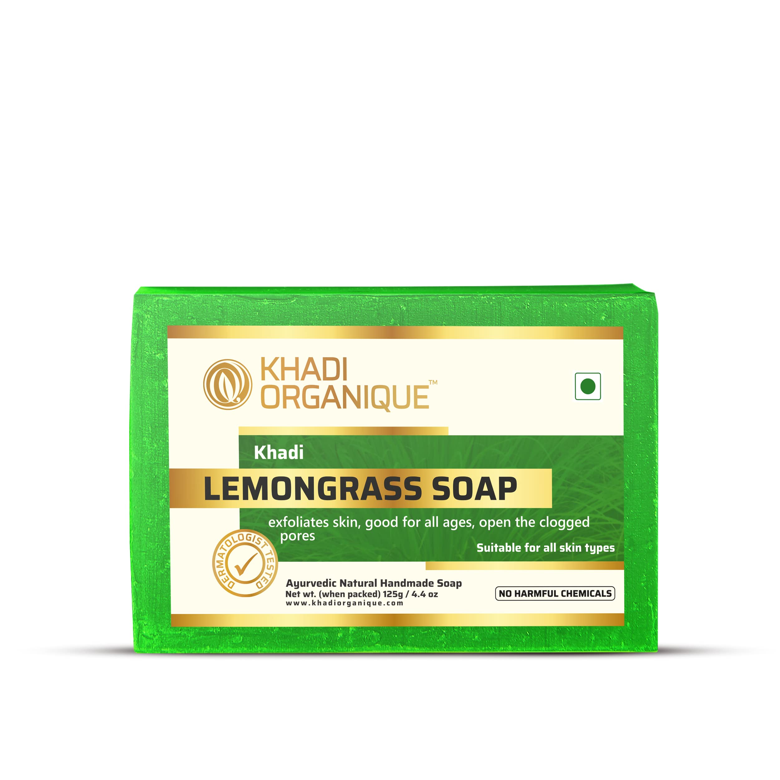 Organic Handmade Lemongrass Soap with Essential Oils - Pack of 3 | Natural, Vegan & Chemical-Free | Perfect for Sensitive Skin, Aromatherapy & Gift Giving