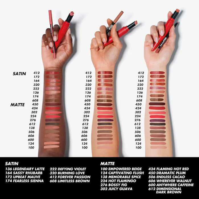 MAKE UP FOR EVER Artist Rouge Lipstick - Long-Lasting Matte Lip Color for Women, Vegan & Cruelty-Free - Perfect for Parties, Dates & Everyday Wear