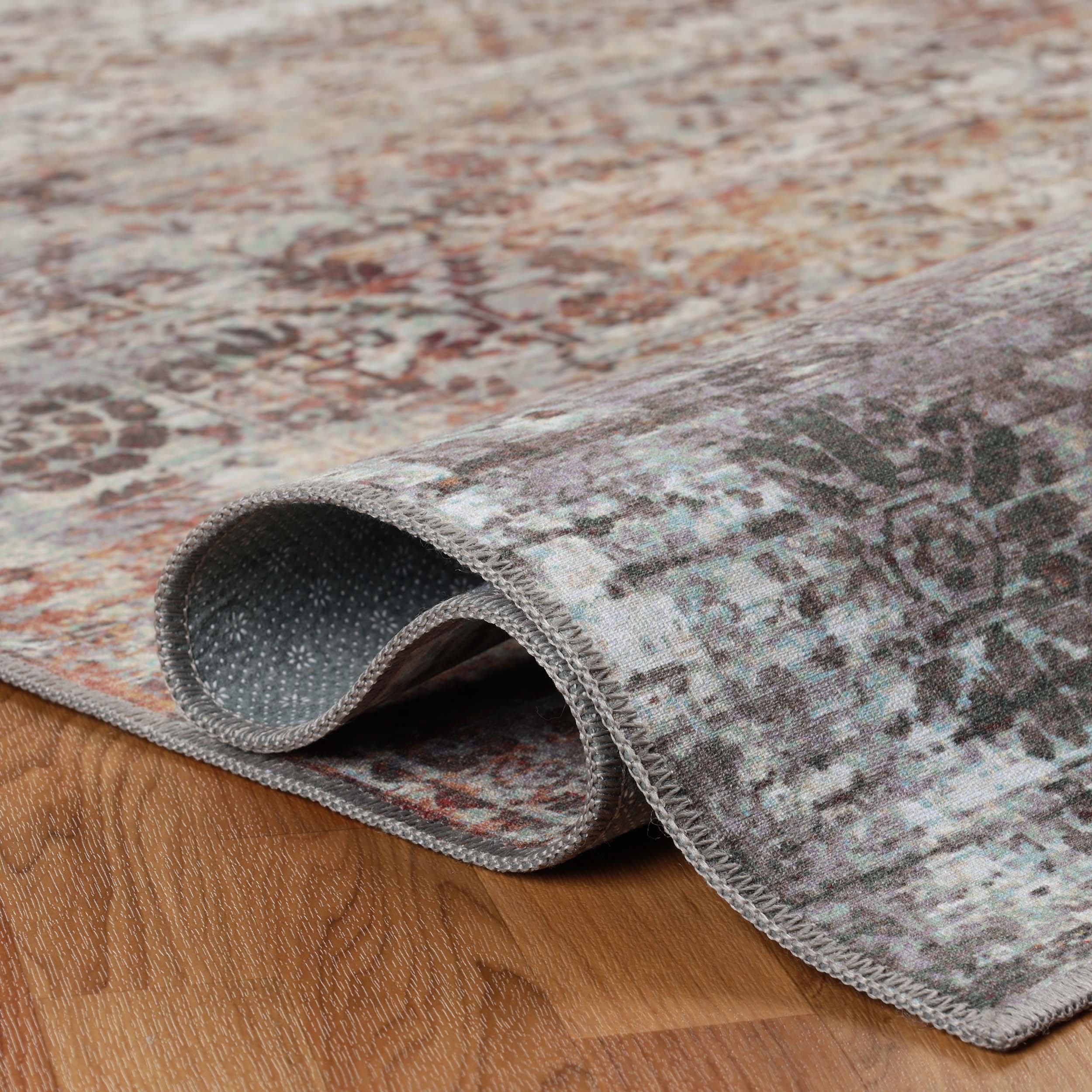 Macaw Lattice Non-Slip Washable Indoor Area Rug - Soft Comfort for Living Room, Bedroom, or Hallway Runner