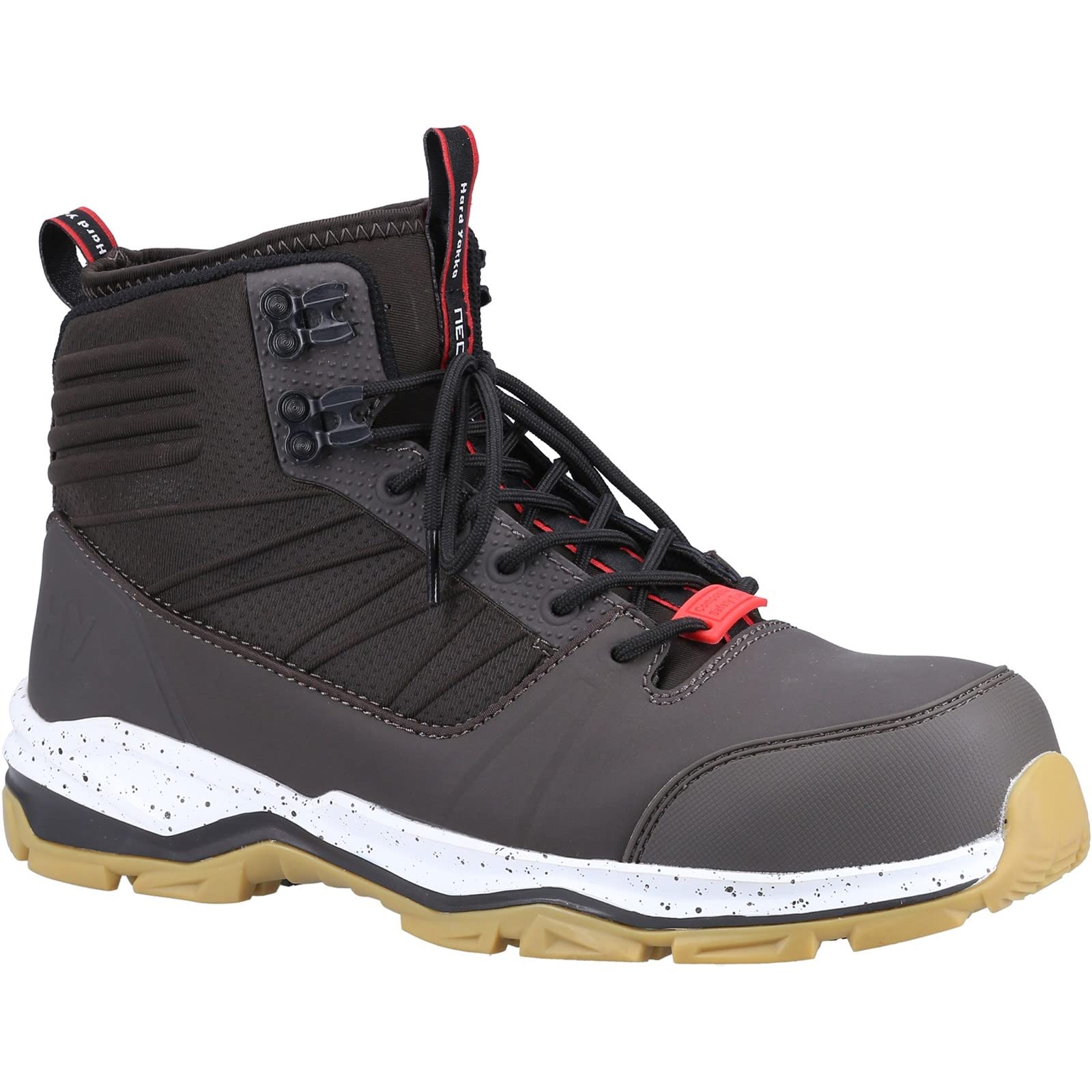 Hard Yakka Neo 2.0 PR Hybrid Side Zip Safety Boots for Men - Steel Toe Work Boots with Slip Resistance & Electrical Hazard Protection - Ideal for Construction, Warehouse & Industrial Work Environments