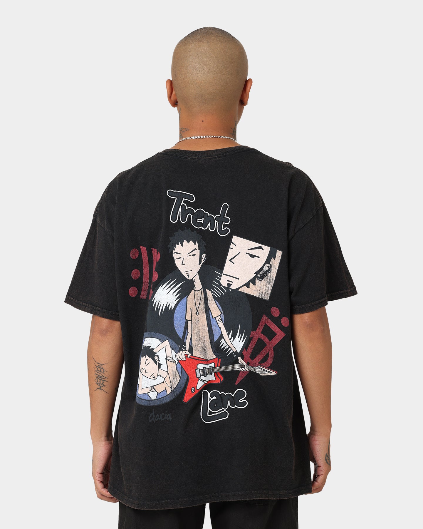 Vintage Black T-Shirt by American Thrift & Daria Trent Lane - Retro Graphic Tee for Casual Wear, Street Style & Everyday Outfits