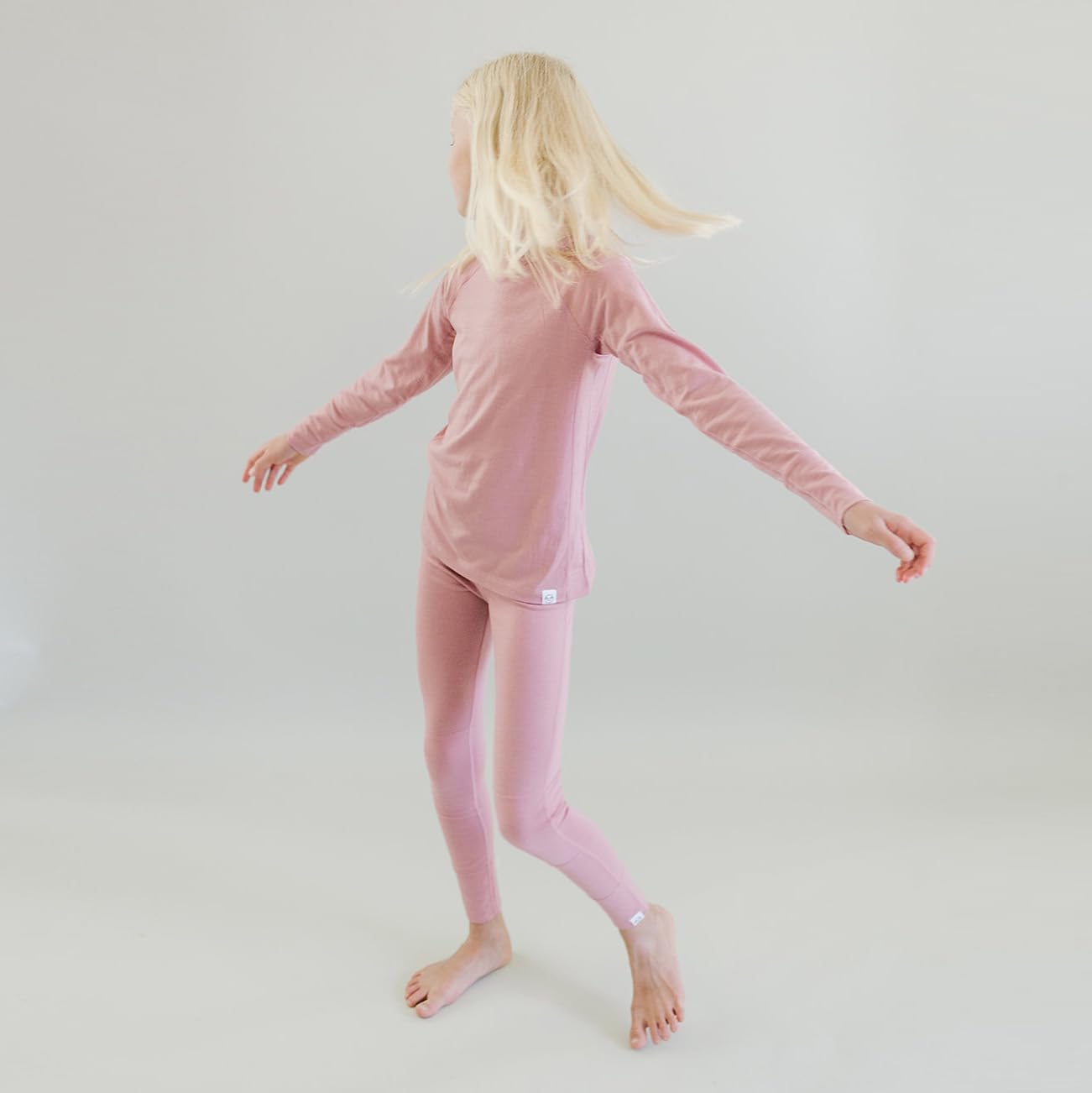 Woolino Merino Wool Kids Base Layer - Super Soft Natural Thermal Leggings for Boys & Girls | Perfect for Winter, Outdoor Activities & Layering
