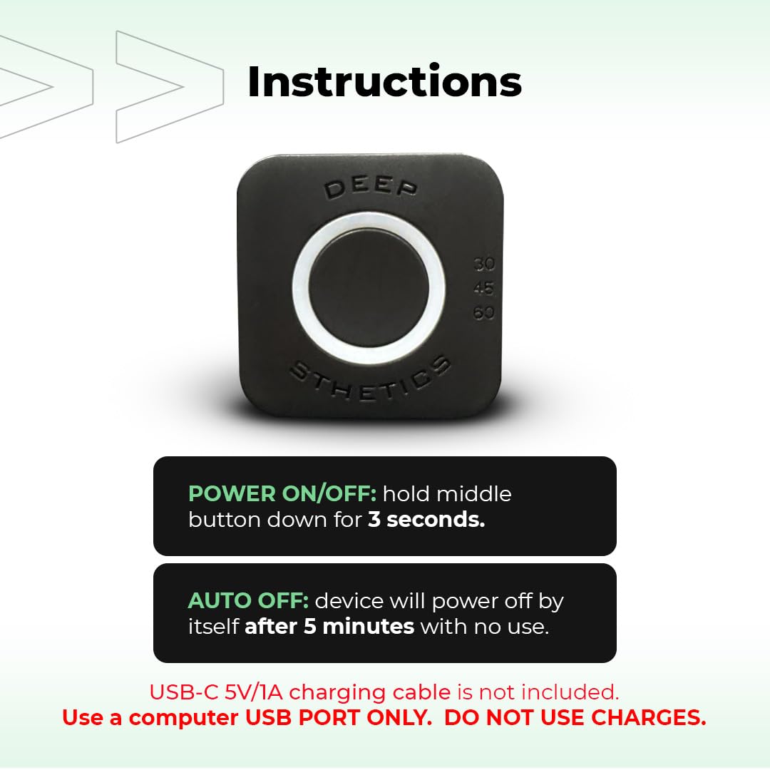 Gym Timer - Digital Stopwatch with Vibration Alerts for Tracking Rest Time & Workouts | Portable Fitness Timer for Home & Gym Training