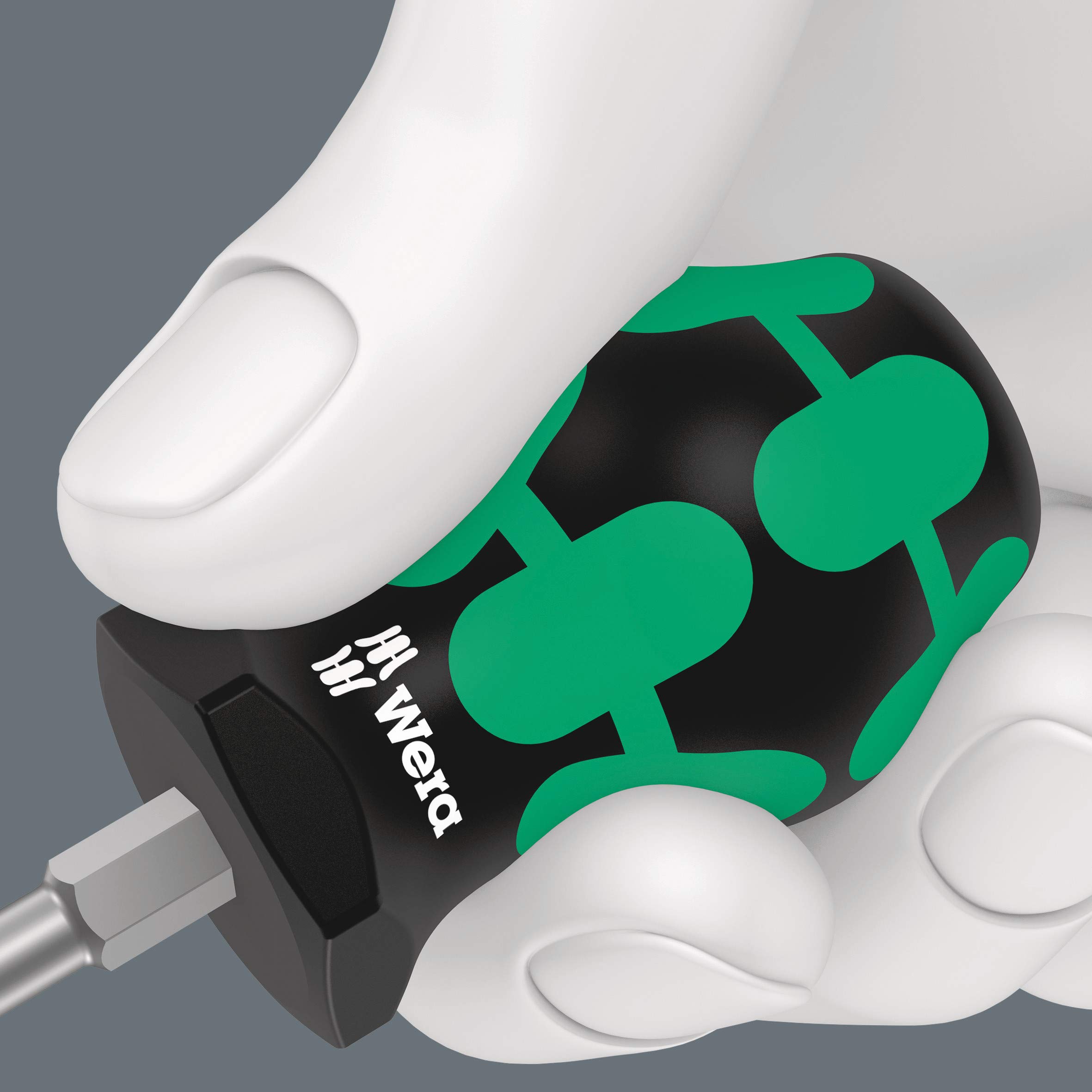 Wera 5008852001 Stubby PH #3 x 25mm Phillips Screwdriver - Compact Screwdriver for Tight Spaces, Electronics Repair & DIY Projects