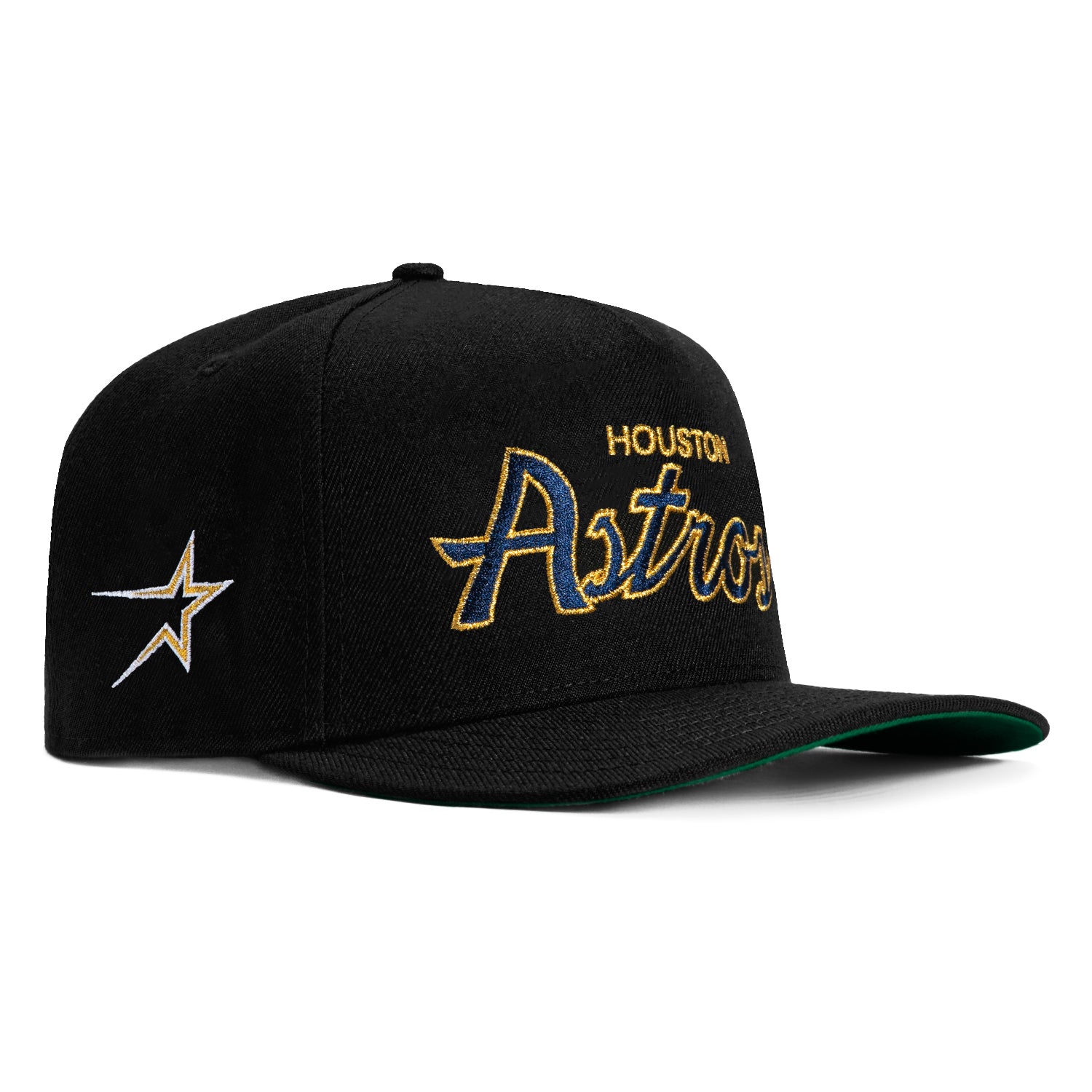 New Era 9Fifty Houston Astros Snapback Hat with Logo Patch - Black | Official MLB Baseball Cap for Men & Women | Perfect for Games, Fan Gear & Streetwear Fashion