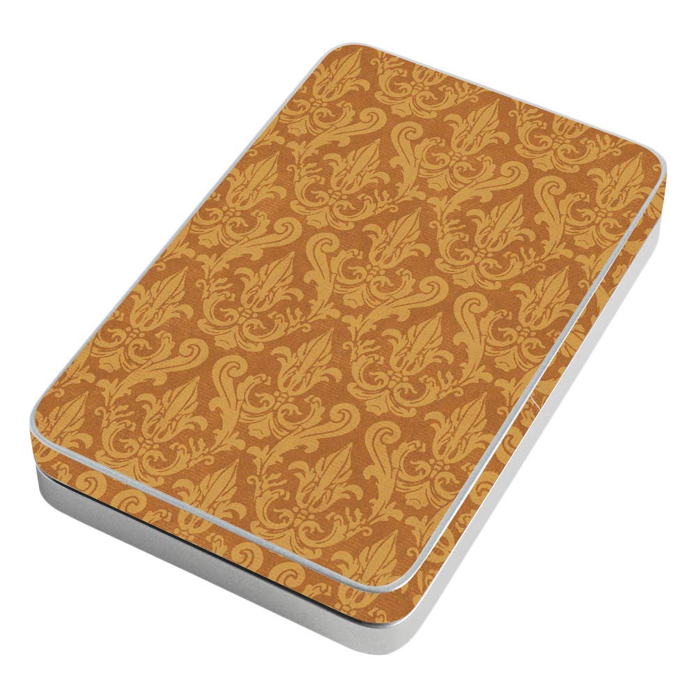 MightySkins Gold Damask Vinyl Decal Wrap Cover for Lifeprint 3x4.5 Hyperphoto Printer | Protective & Durable Skin Compatible with Photo Printers | Easy to Apply & Remove | Made in USA | Perfect for Home, Office & Travel Use
