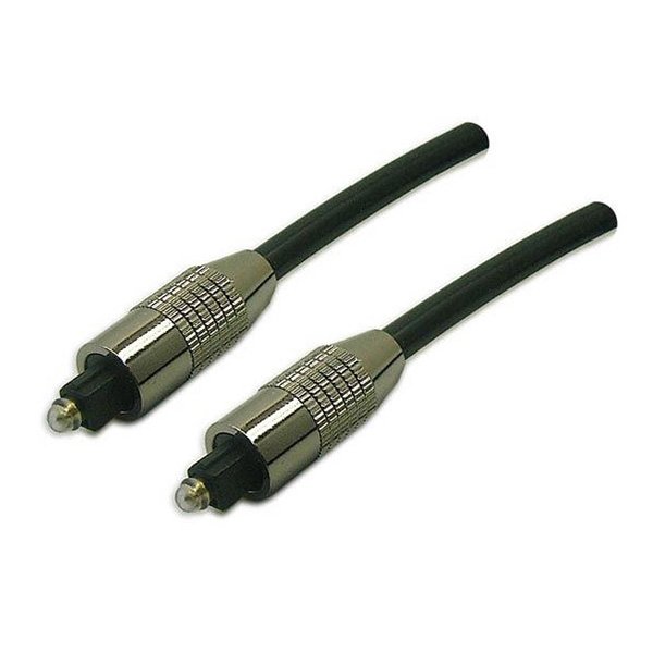 High-Speed Toslink Optical Audio Cable 1M - Digital Fiber Optic Cable for Home Theater, Sound Bar, TV & Gaming - Crystal Clear Sound Transmission