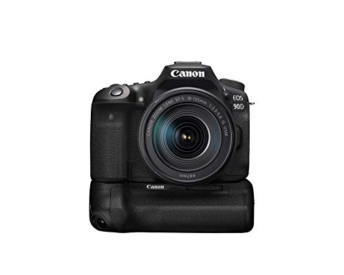 Canon EOS 90D DSLR Camera with 18-135mm Lens Kit - Professional Photography for Travel, Sports & Wildlife - 32.5MP APS-C Sensor, 4K Video, Wi-Fi & Bluetooth Connectivity