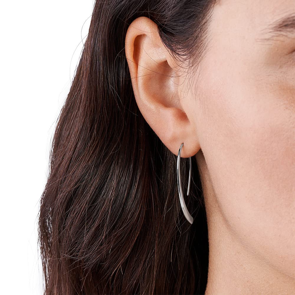 Skagen Women's Bracelet & Earring Set - Stainless Steel Minimalist Jewelry for Everyday Wear | SKJ1124040 Bracelet & SKJ1057040 Earrings | Perfect for Office, Date Night & Gifts