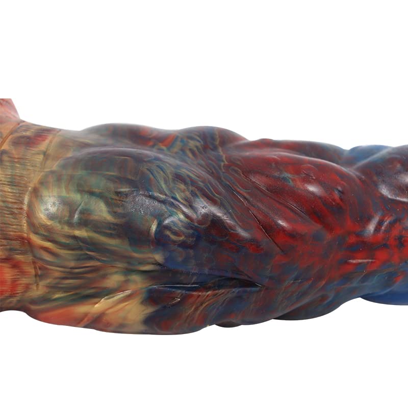 BeHorny Liquid Silicone Dildo - Realistic Alien/Fido Design with Strong Suction Cup | Adult Sex Toy for Couples & Solo Play | Perfect for BDSM, Roleplay & Bedroom Fun