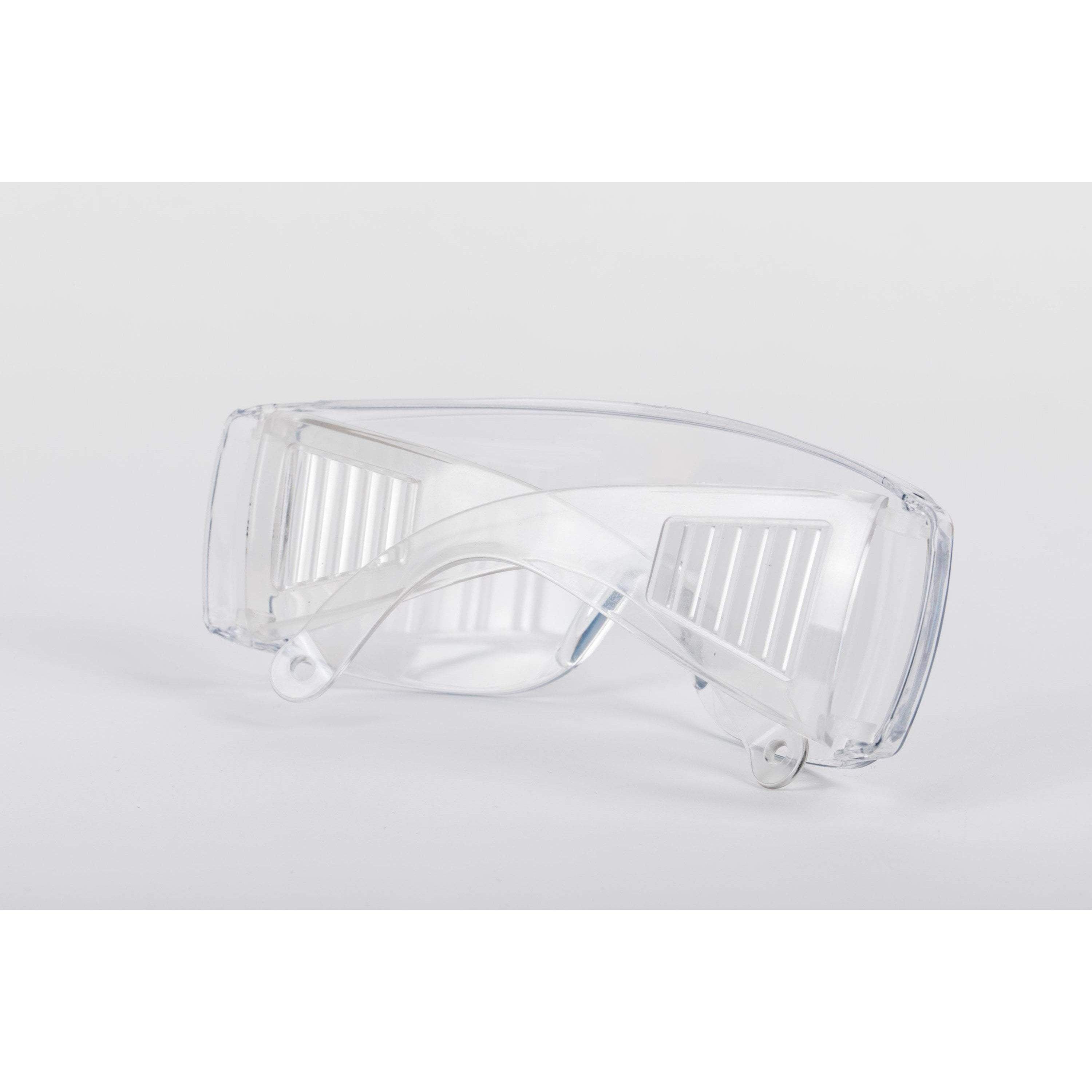 Clear Protective Safety Goggles with Anti-Fog & Side Vents - UV Protection for Lab Work, Woodworking, and DIY Projects