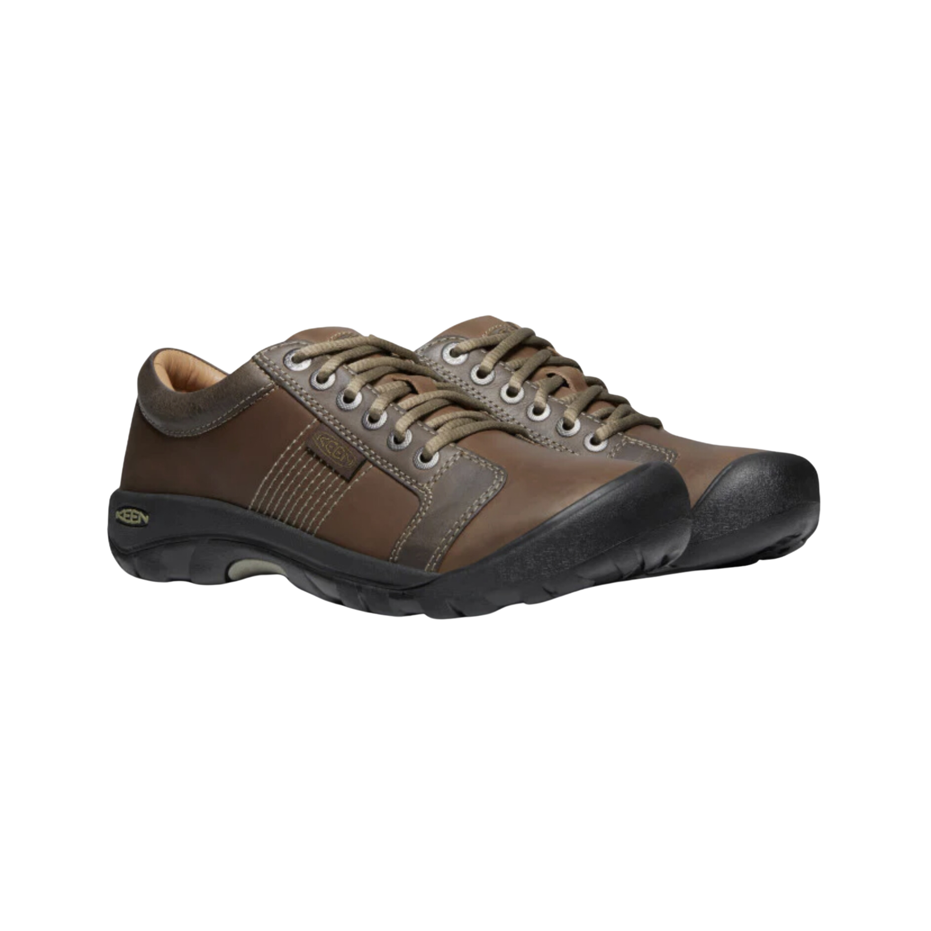 Men's Austin Chocolate Brown Leather Boots - Comfortable & Durable for Everyday Wear & Outdoor Activities