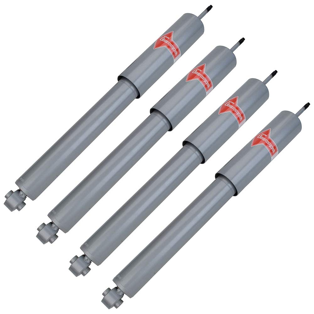 Ford E-100 Econoline 1975-1991 Front & Rear Gas-A-Just Shock Absorbers & Struts - Heavy Duty Performance for Smooth Ride - Perfect for Daily Commuting, Towing & Off-Road Adventures - BuyAutoParts 77-62331AX