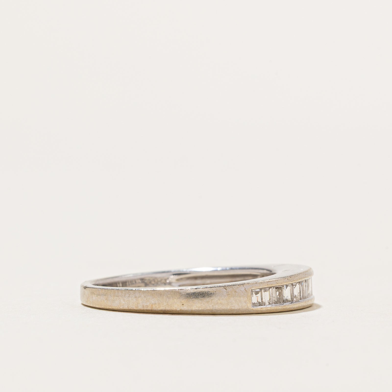 Channel Set Diamond Wedding Band - 0.24ctw Round Cut Diamond Ring for Women - Size 6.75 - Elegant Anniversary Gift for Her - Perfect for Engagement, Proposal & Special Occasions