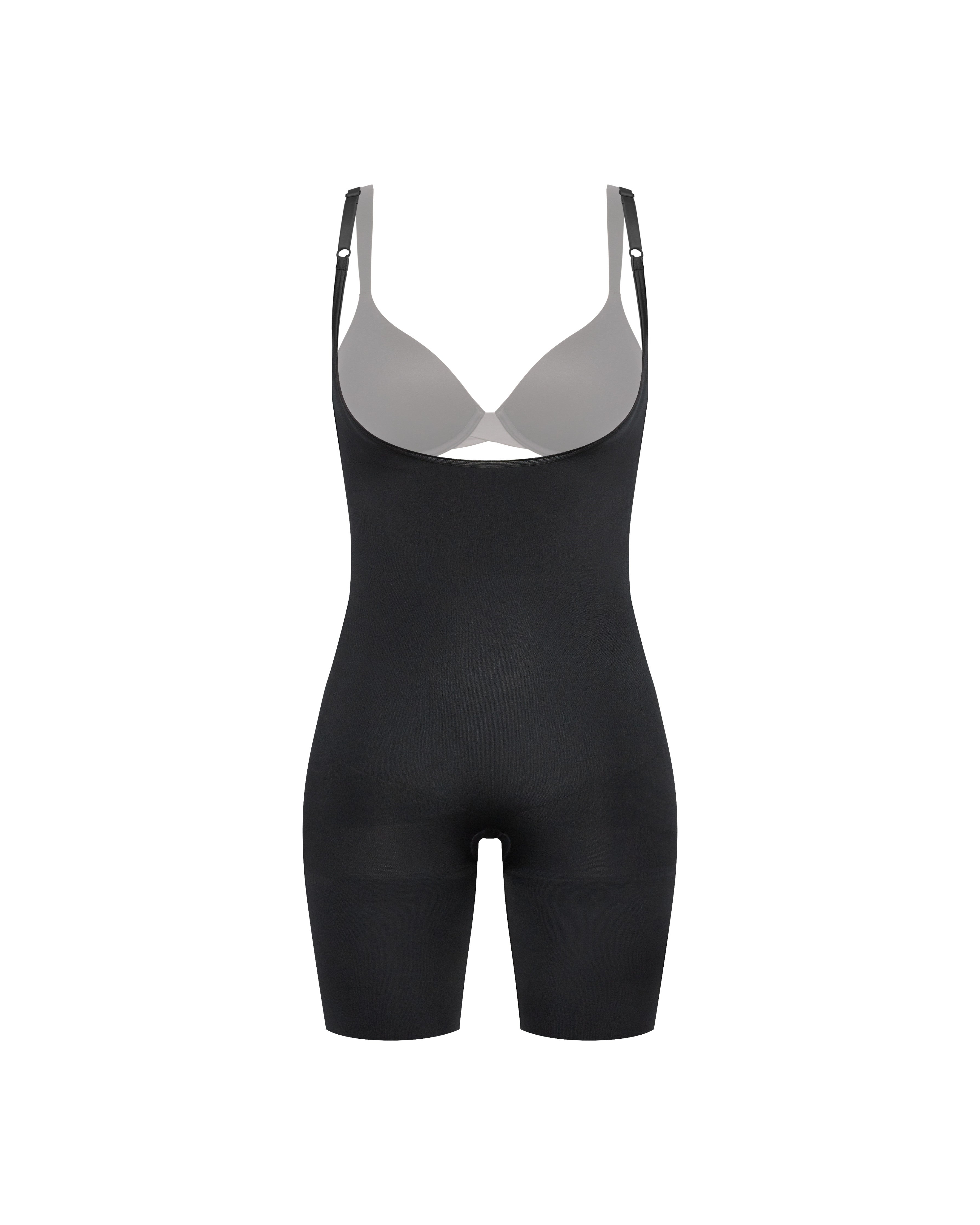 SPANX Sculpt™ Seamless Power Open Bust Mid Thigh Bodysuit - Shapewear for Women, Tummy Control & Slimming Underwear - Perfect for Dresses, Workwear & Special Occasions