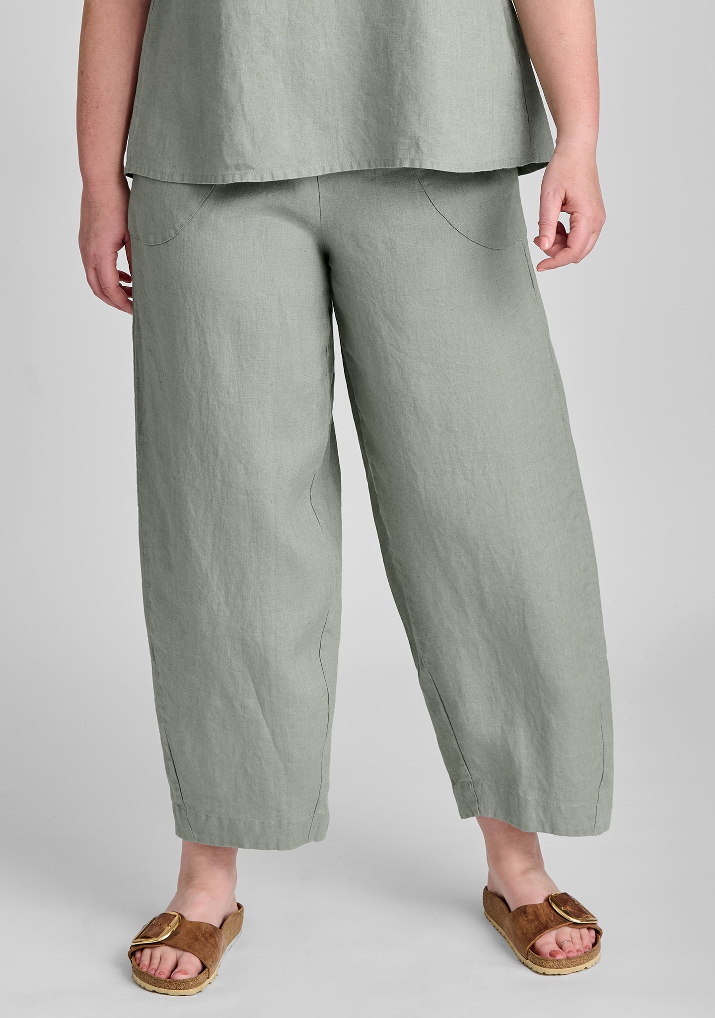 Seamly Linen Pants for Women - Breathable Comfortable Summer Wide Leg Trousers - Perfect for Beach, Vacation & Casual Wear