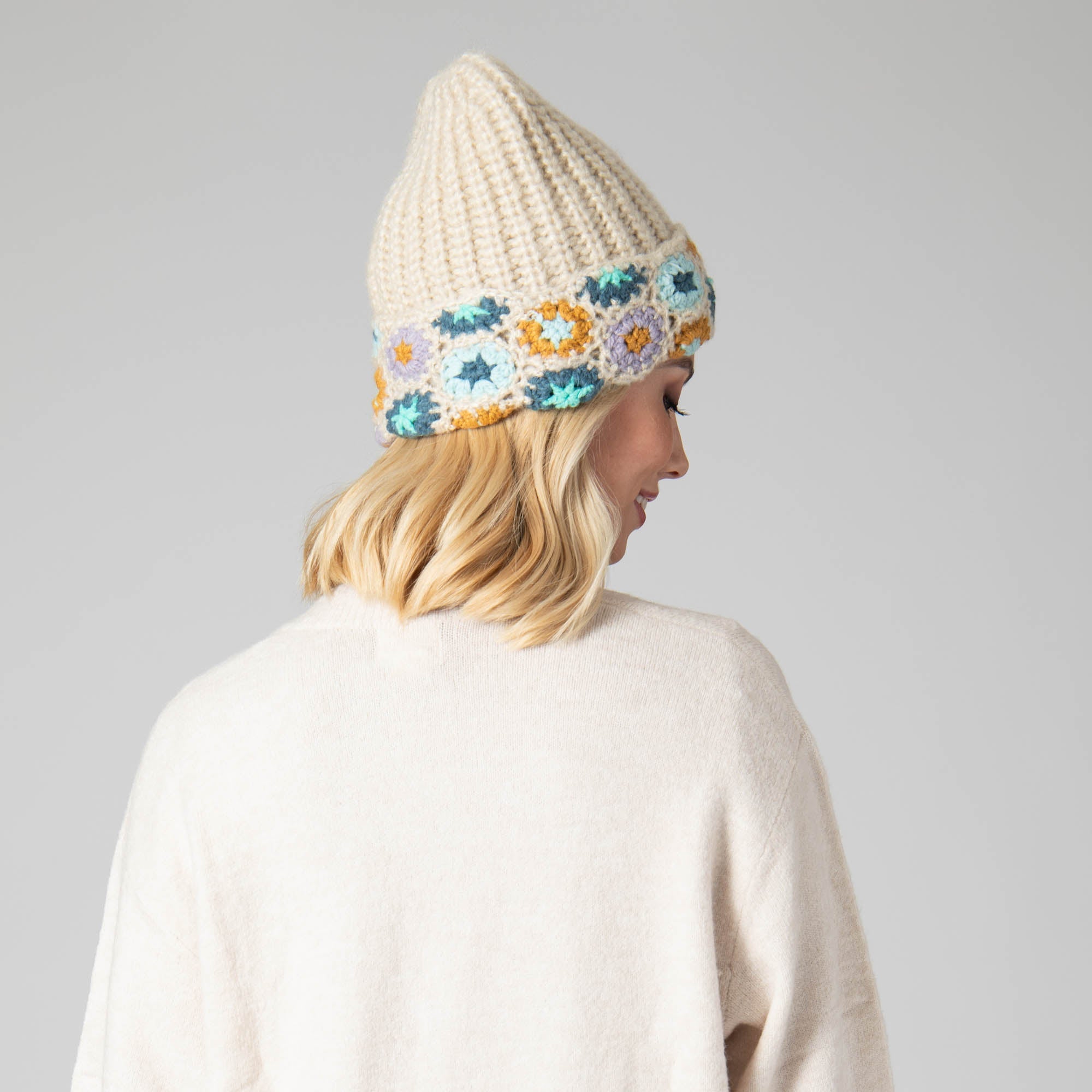 Crochet Beanie for Women & Men - Soft Handmade Winter Hat for Outdoor Activities, Hiking & Casual Wear