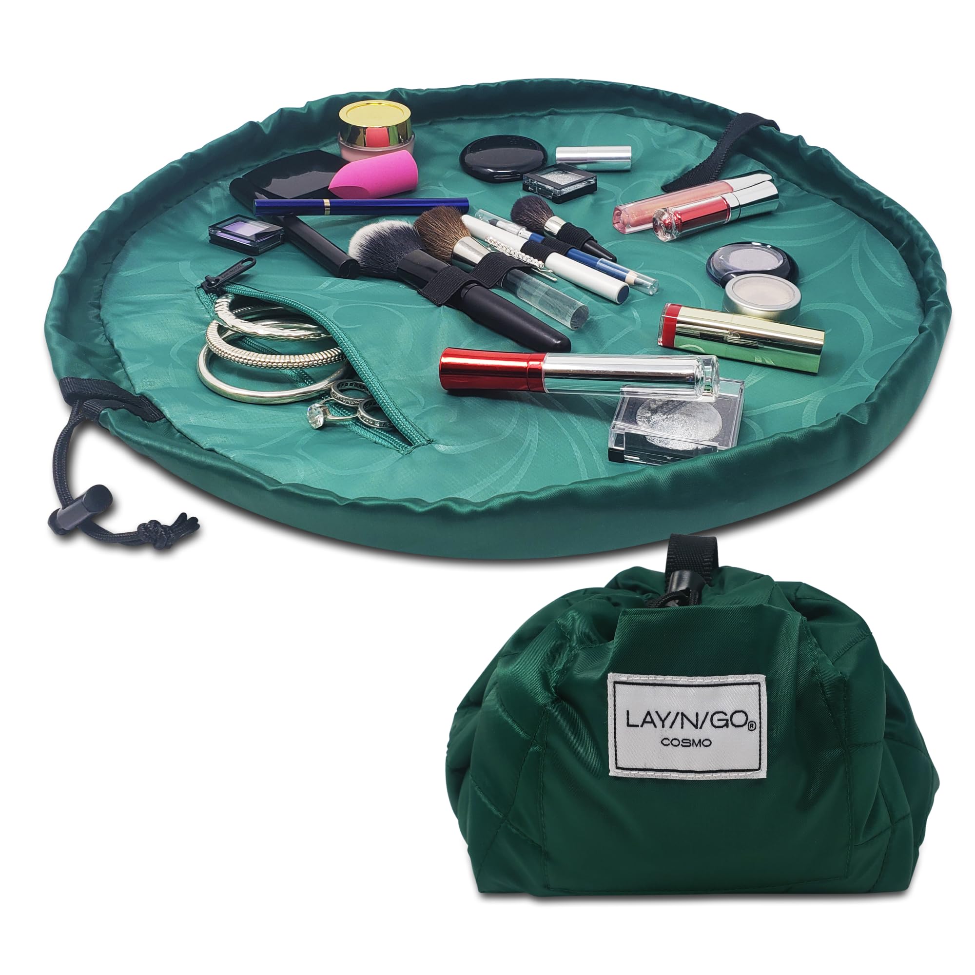 Lay-n-Go Cosmo Drawstring Cosmetic & Makeup Organizer Bag - 20
