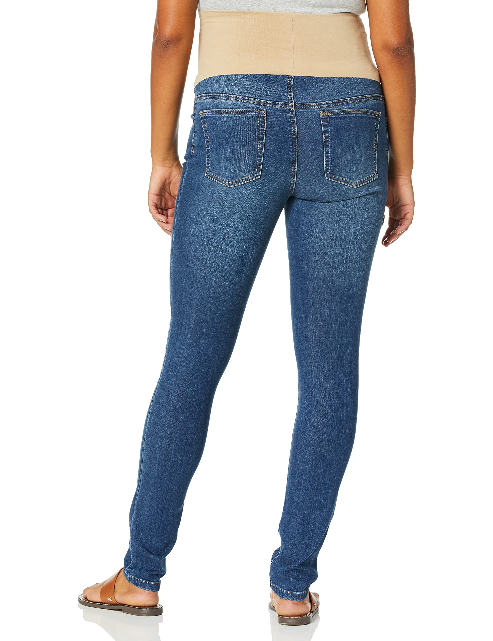 Three Seasons Maternity Women's Stretch Skinny Jeans with Comfortable Belly Band - Perfect for Pregnancy, Work & Casual Wear