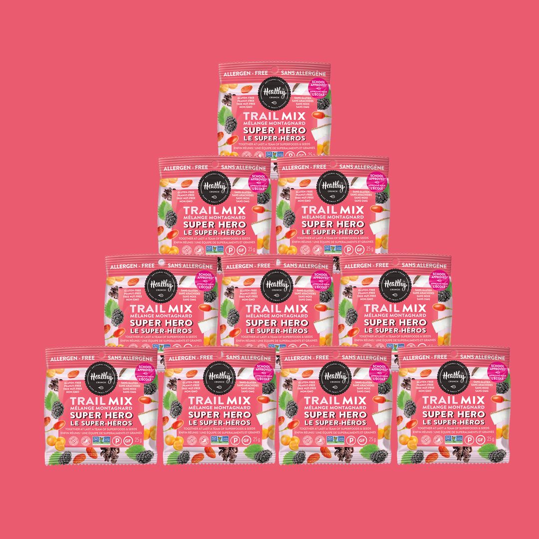 Super Hero Trail Mix - Healthy Snack for Kids & Adults - Protein Packed Energy Mix for Hiking, School & Work - Non-GMO, Gluten Free, Vegan Friendly
