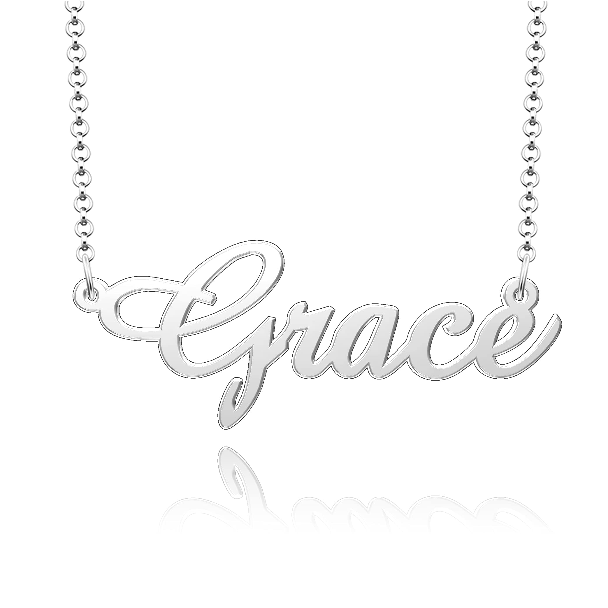 Custom Personalized Name Necklace for Women & Girls - Gold & Copper Nameplate Jewelry - Perfect for Gifts, Anniversaries, Birthdays & Everyday Wear