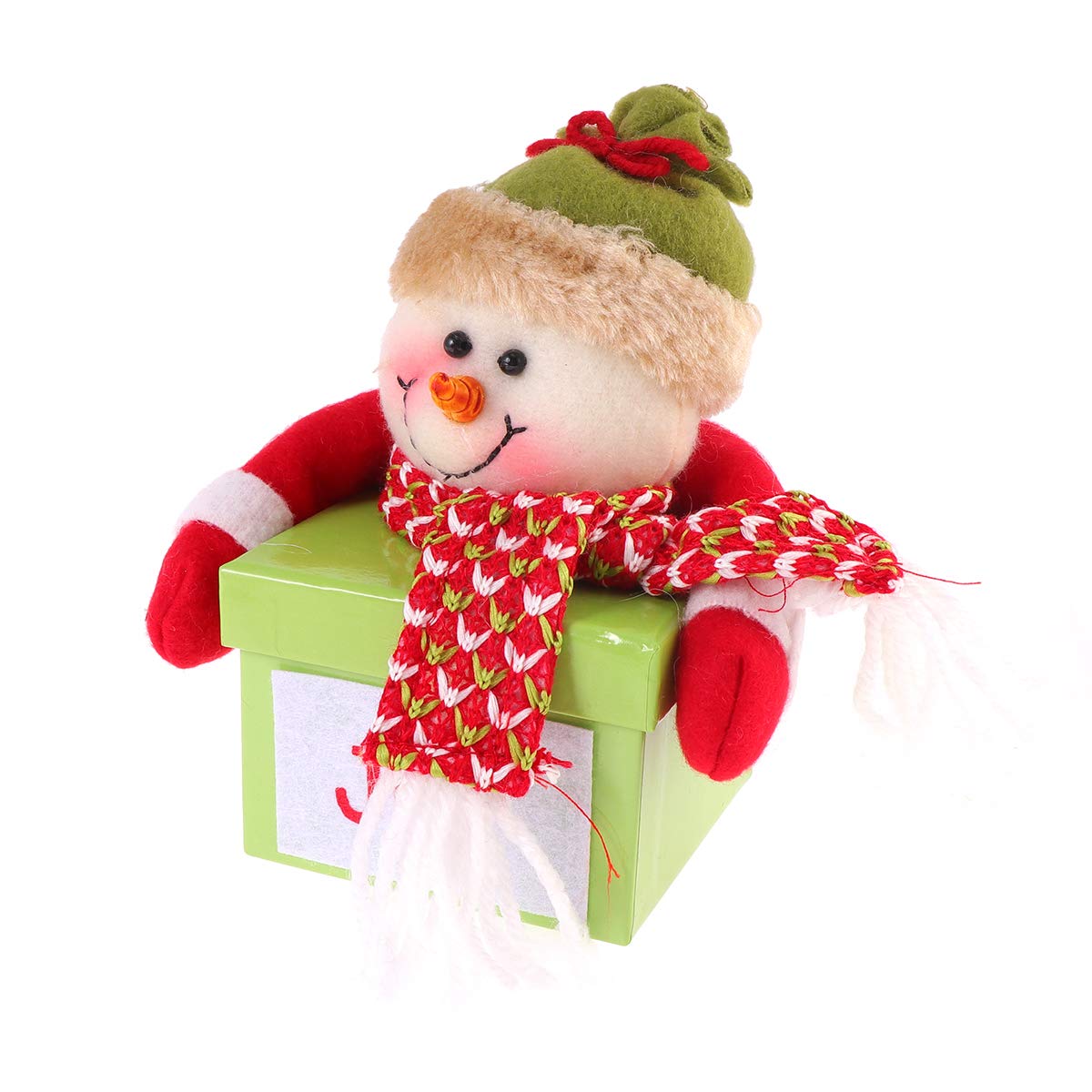 Christmas Candy Box - Snowman Gift Container for Baking & Party Supplies