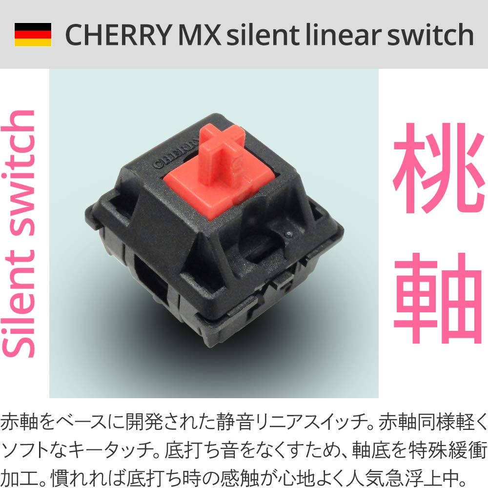 FILCO Majestouch 2 HAKUA Mechanical Keyboard - Cherry MX Silent Red Switches - Quiet Gaming & Office Keyboard for Typing, Programming & PC Work