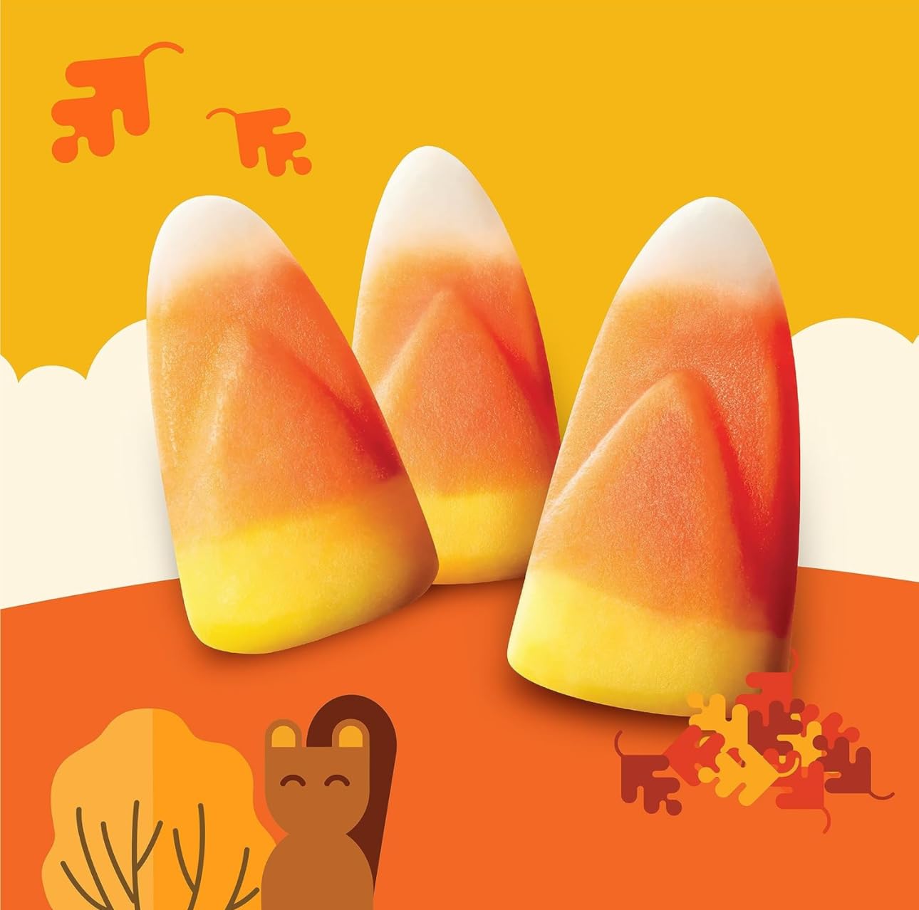 Brachs Candy Corn 17.8 oz (Pack of 2) - Classic Halloween Candy for Trick-or-Treating, Party Favors & Fall Festivities