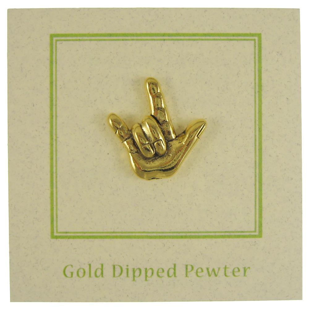 Elegant 'I Love You' Gold Lapel Pin - Romantic Gift for Couples, Weddings & Anniversaries - Perfect for Suits, Blazers & Special Occasions