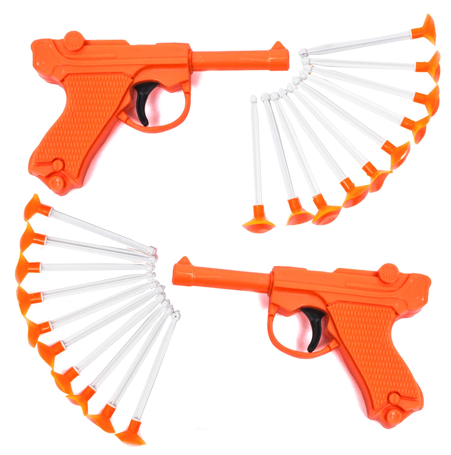 2 Pack Toy Dart Guns Set with 20 Darts - Safe Foam Blaster Toys for Kids & Adults - Fun Outdoor Shooting Games for Boys Girls Birthday Parties & Backyard Activities - Tigerdoe