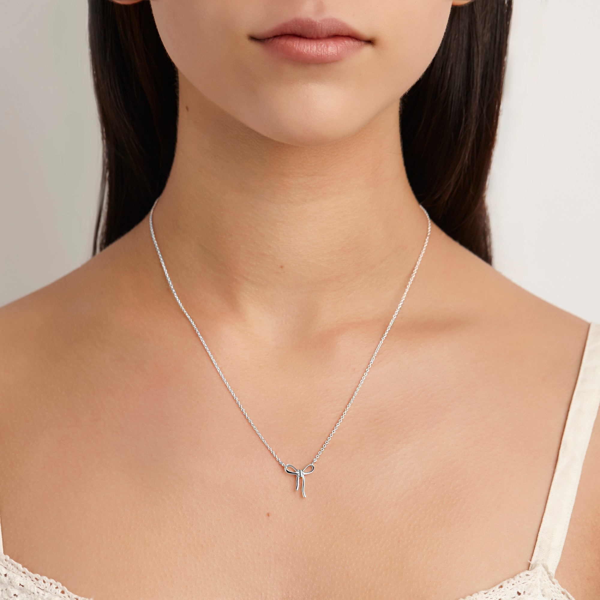 Elegant Bow Necklace for Women - Dainty Gold Plated Jewelry Gift for Her - Perfect for Weddings, Anniversaries & Everyday Wear