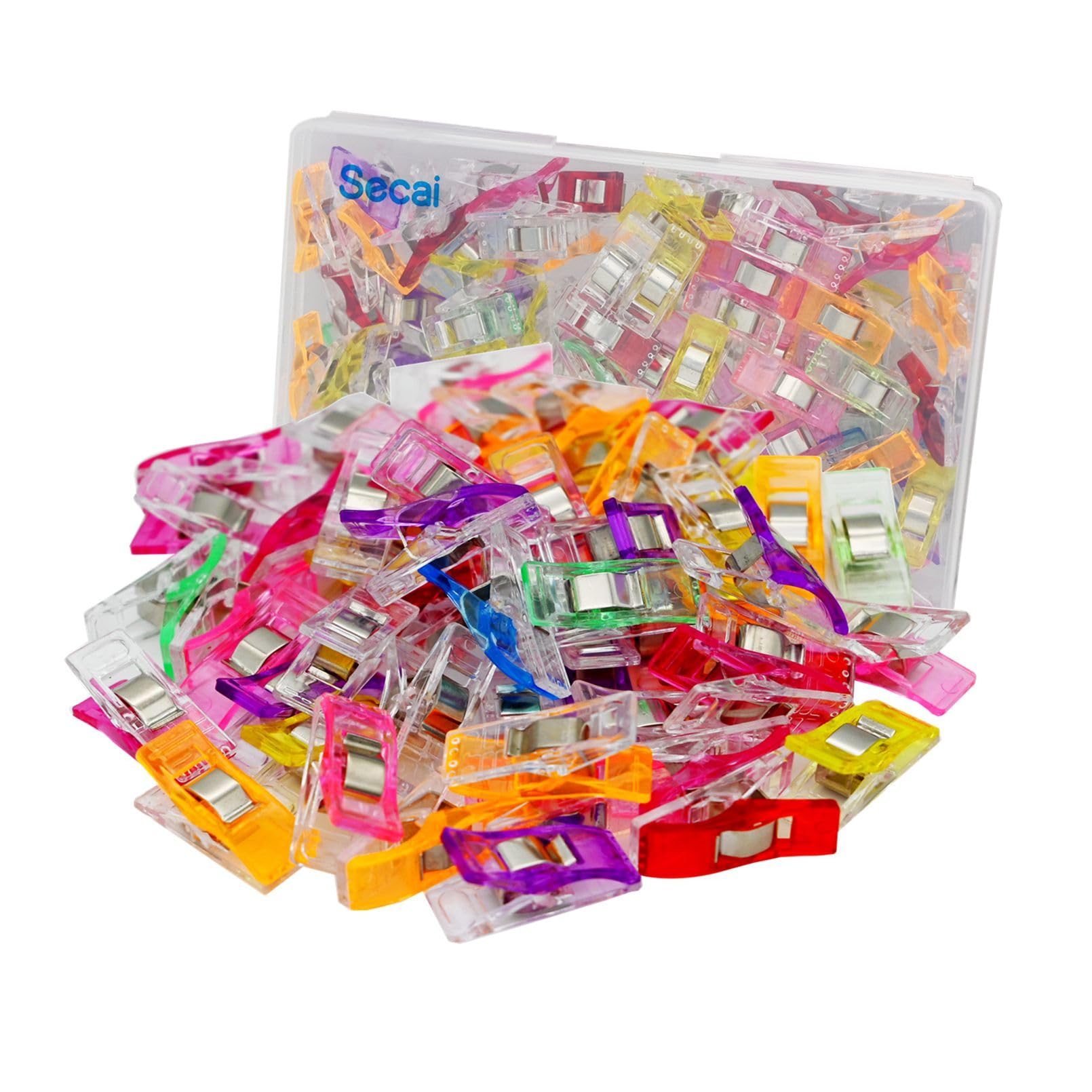 200pcs Colorful Sewing Clips for Crafting, Quilting & Fabric Projects - Multipurpose Clips for Sewing Supplies & DIY Accessories - Perfect for Holding Fabric, Binding Quilts & Organizing Craft Materials