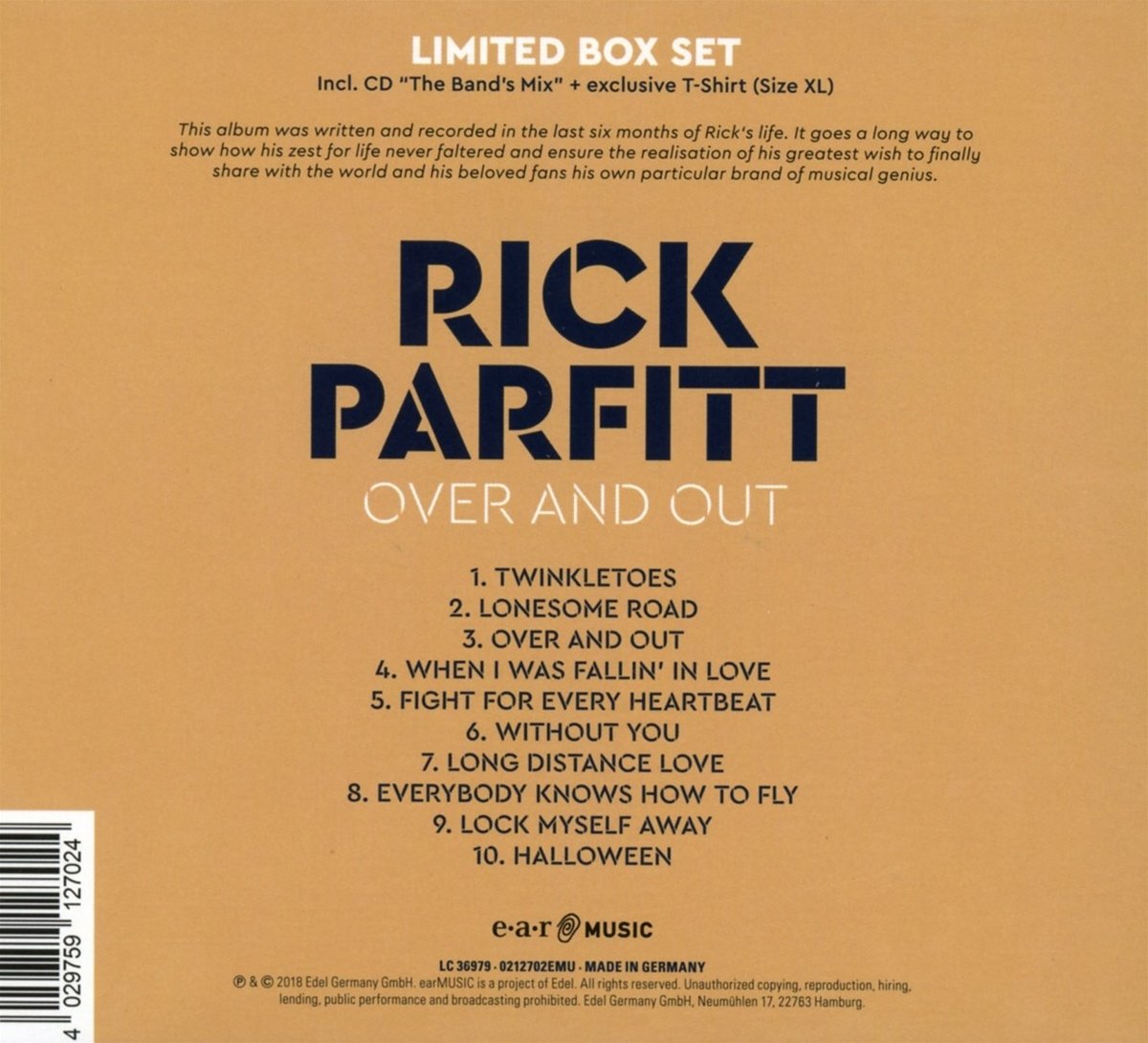 Over And Out (Limited Box-Set) - Exclusive Collector's Edition | Perfect for Music Lovers & Gift Giving
